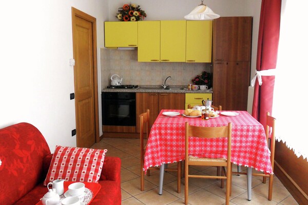Foto van Appartement in Celledizzo vlakbij skibus - Vakantiehuis in Celledizzo di Pejo - LivingRoom