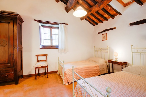 Foto van Huis met panoramisch uitzicht - Vakantiehuis in Cortona - BedRoom