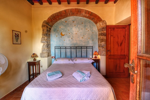 Foto van Chianti-heuvelboerderij - Vakantiehuis in Radda in Chianti - BedRoom