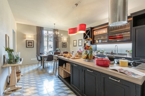 Foto van Appartement in Lucca bij Piazza Napoleone - Vakantiehuis in Lucca - Kitchen