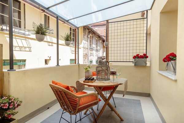 Foto van Appartement in Lucca bij Piazza Napoleone - Vakantiehuis in Lucca - TerraceBalcony