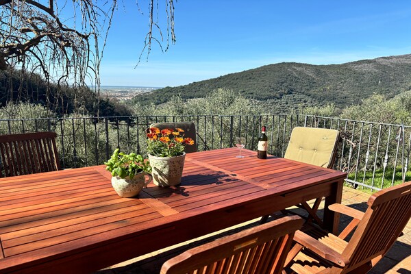 Foto van Villa in Toscane met zwembad en olijfgaard - Vakantiehuis in Vicopisano - GardenSummer