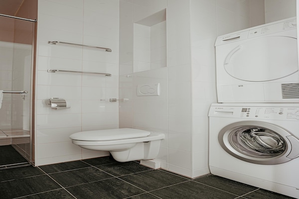 Foto van Appartement aan het Strand met Uitzicht - Vakantiehuis in Egmond aan zee - BathRoom