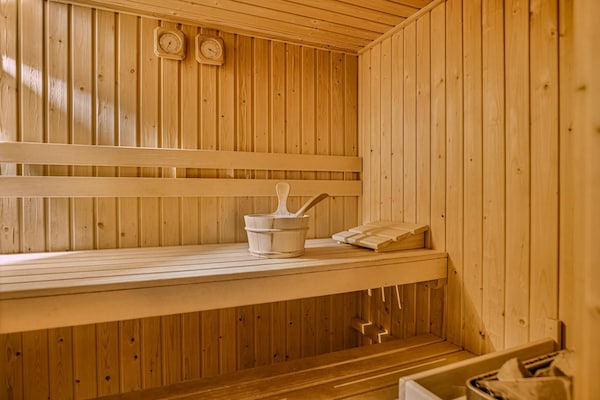 Foto van 6-Persoons Comfort Bungalow met Sauna. - Vakantiehuis in Kootwijk - Sauna