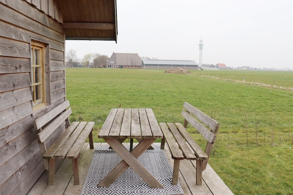 Foto van Huisjes in Friesland met Boerderijbeleving - Vakantiehuis in Tjerkgaast - TerraceBalcony