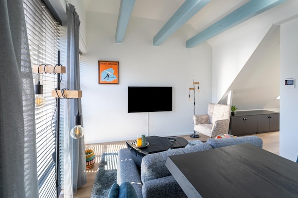 Foto van 2 moderne appartementen in hartje Sneek - Vakantiehuis in Sneek - LivingRoom