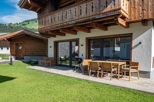 Foto van Chalet in Pinzgau bij Skipistes & Sauna - Vakantiehuis in Wald im Pinzgau - ExteriorSummer