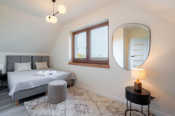 Foto van Comfortabele vakantievilla met sauna en jacuzzi - Vakantiehuis in Marcyporeba - BedRoom