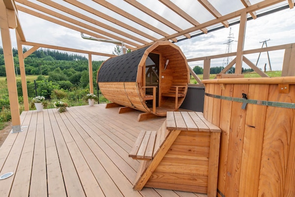 Foto van Huisje in Duszniki Zdrój met Ski en SPA - Vakantiehuis in Duszniki Zdrój - Wellness