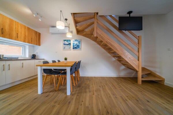 Foto van Comfortabele vakantiehuizen met zwembad - Vakantiehuis in Rewal - Kitchen