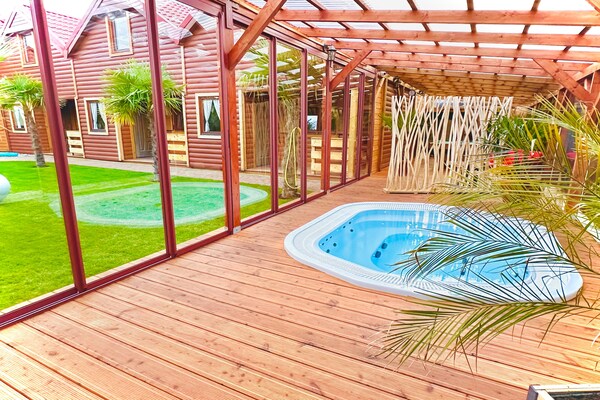 Foto van Comfortabele huizen met een spa-zone - Vakantiehuis in Wrzosowo - Wellness