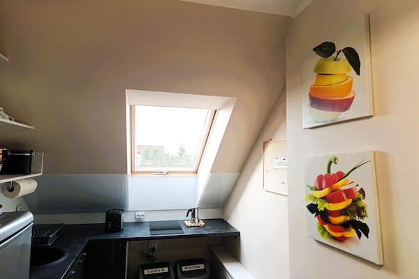 Foto van Appartement in Międzywodzie met zwembad - Vakantiehuis in Międzywodzie - Kitchen