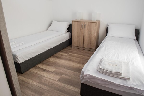 Foto van 3-kamerappartement op de begane grond - Vakantiehuis in Jaroslawiec - BedRoom