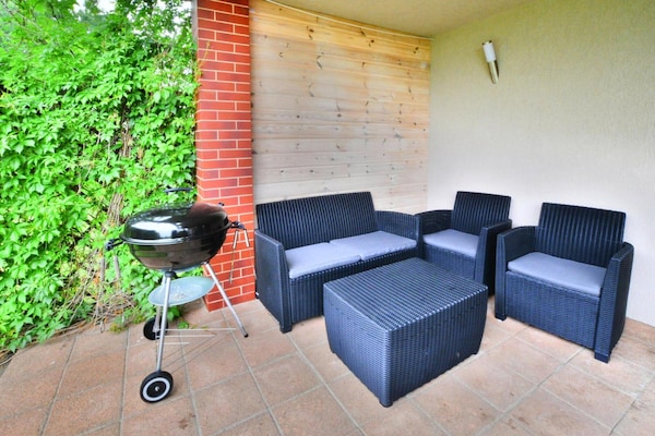 Foto van Villa in Święcianowo bij Ostrowieckie Meer - Vakantiehuis in Swiecianowo - TerraceBalcony