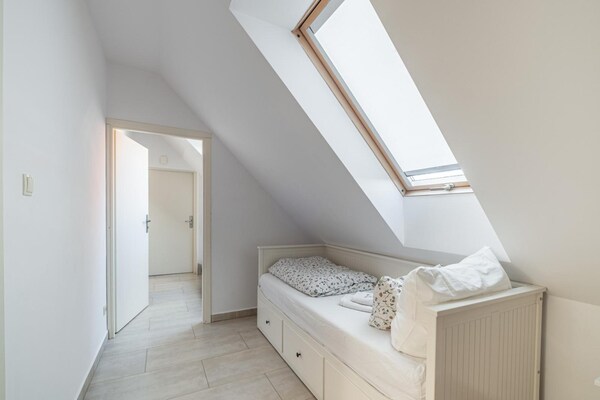 Foto van Luxe appartement voor 6 personen, met een badkuip - Vakantiehuis in Debki - BedRoom