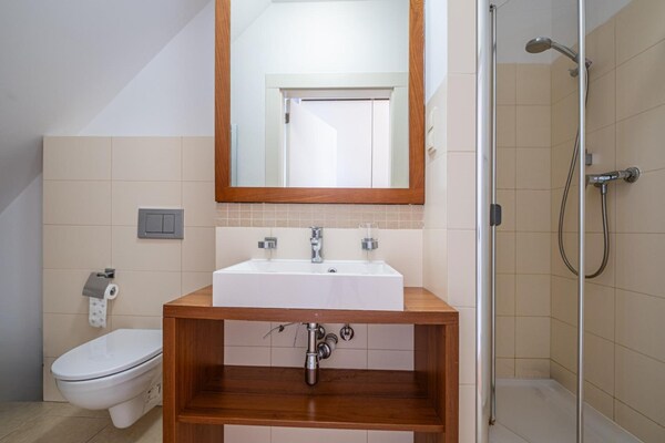Foto van Luxe appartement voor 6 personen, met een badkuip - Vakantiehuis in Debki - BathRoom