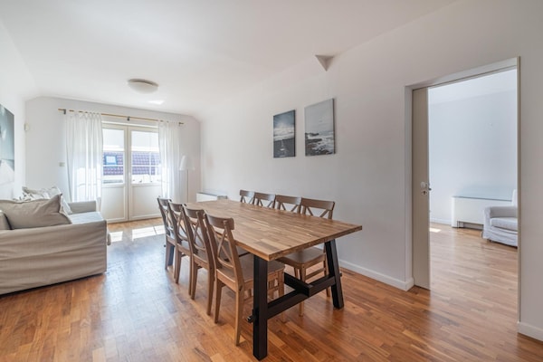 Foto van Luxe appartement voor 6 personen, met een badkuip - Vakantiehuis in Debki - DiningRoom