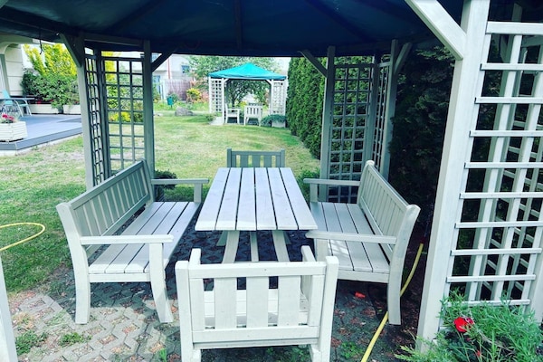 Foto van Luxe appartement voor 6 personen, met een badkuip - Vakantiehuis in Debki - TerraceBalcony