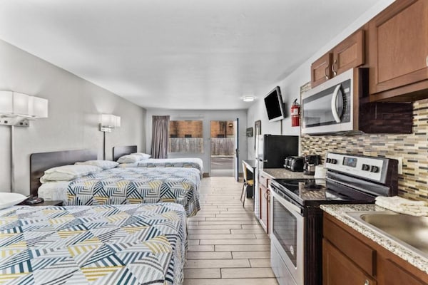 Foto van 3 tweepersoonsbedden | Nsmk, keuken - Vakantiehuis in Wilmington - BedRoom