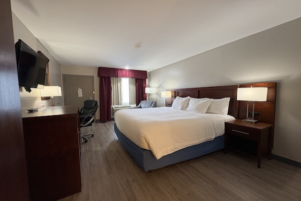 Foto van 3 Queensize bedden | Hampton - Vakantiehuis in Hampton, SC - BedRoom