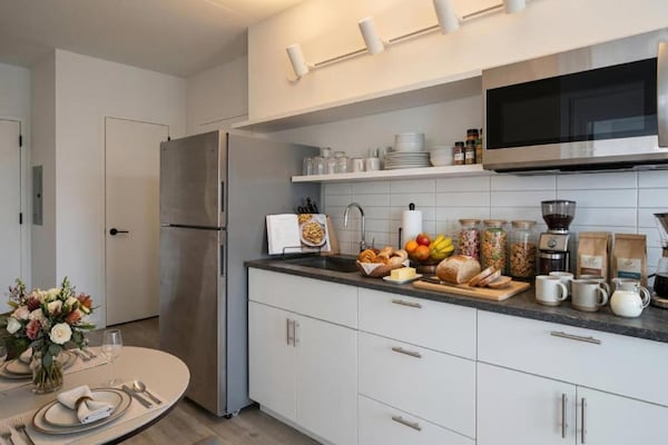Foto van Luxe appartement met 2 slaapkamers | Court Square - Vakantiehuis in New York City - Kitchen